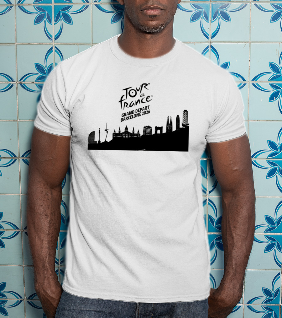 Tour De France Grand Depart Barcelone 2026 Skyline T-Shirt