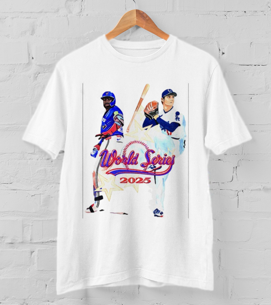 Vladdy Guerrero Jr Shohei Ohtani 2025 World Series Matchup T-Shirt