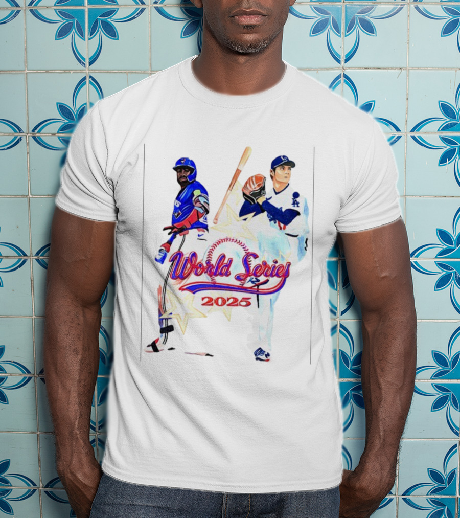 Vladdy Guerrero Jr Shohei Ohtani 2025 World Series Matchup T-Shirt