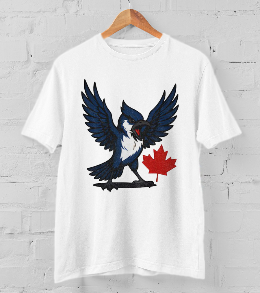 Toronto Blue Jays Canadian Blue Jay Go Jays Maple Leaf T-Shirt