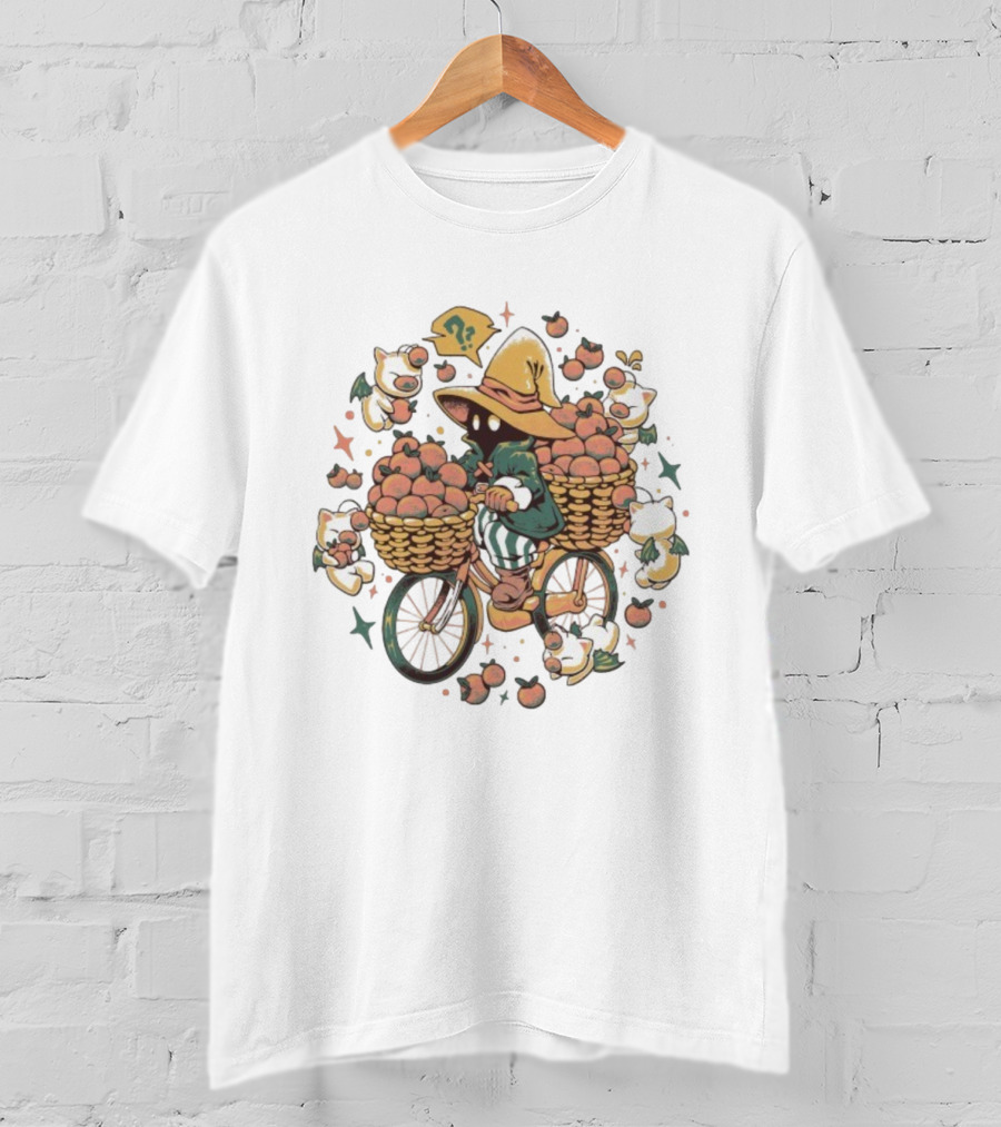 Eduardo Ely Side Quest Side Hustle Vivi Ornitier And Moogles Peach Basket Adventure T-Shirt