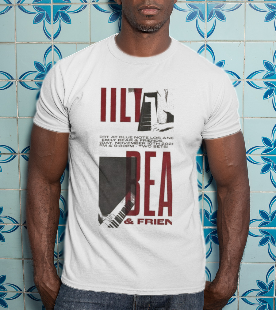 Emily Bear And Friends Live Performance November 10 2025 Blue Note Los Angeles T-Shirt
