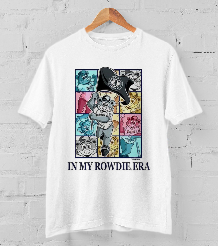 Indianapolis Indians Mascot In My Rowdie Era Fan Art T-Shirt