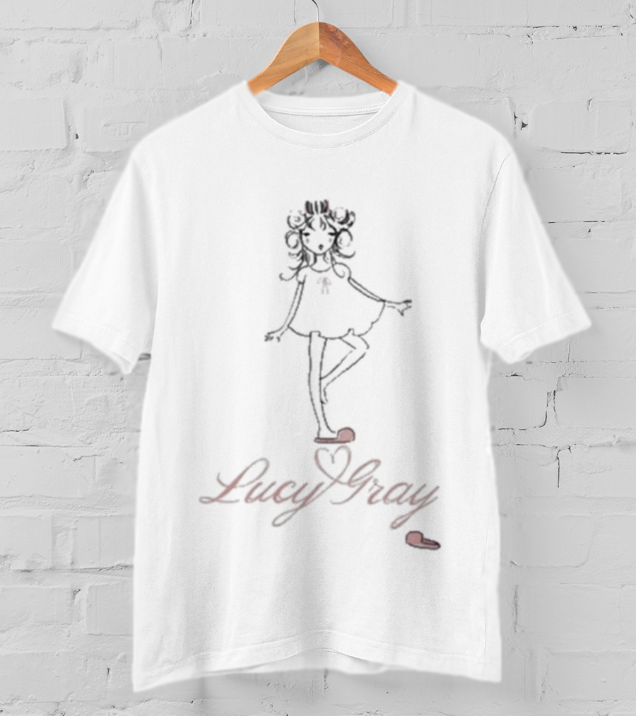 Lucy Gray Heart Doll Illustration T-Shirt