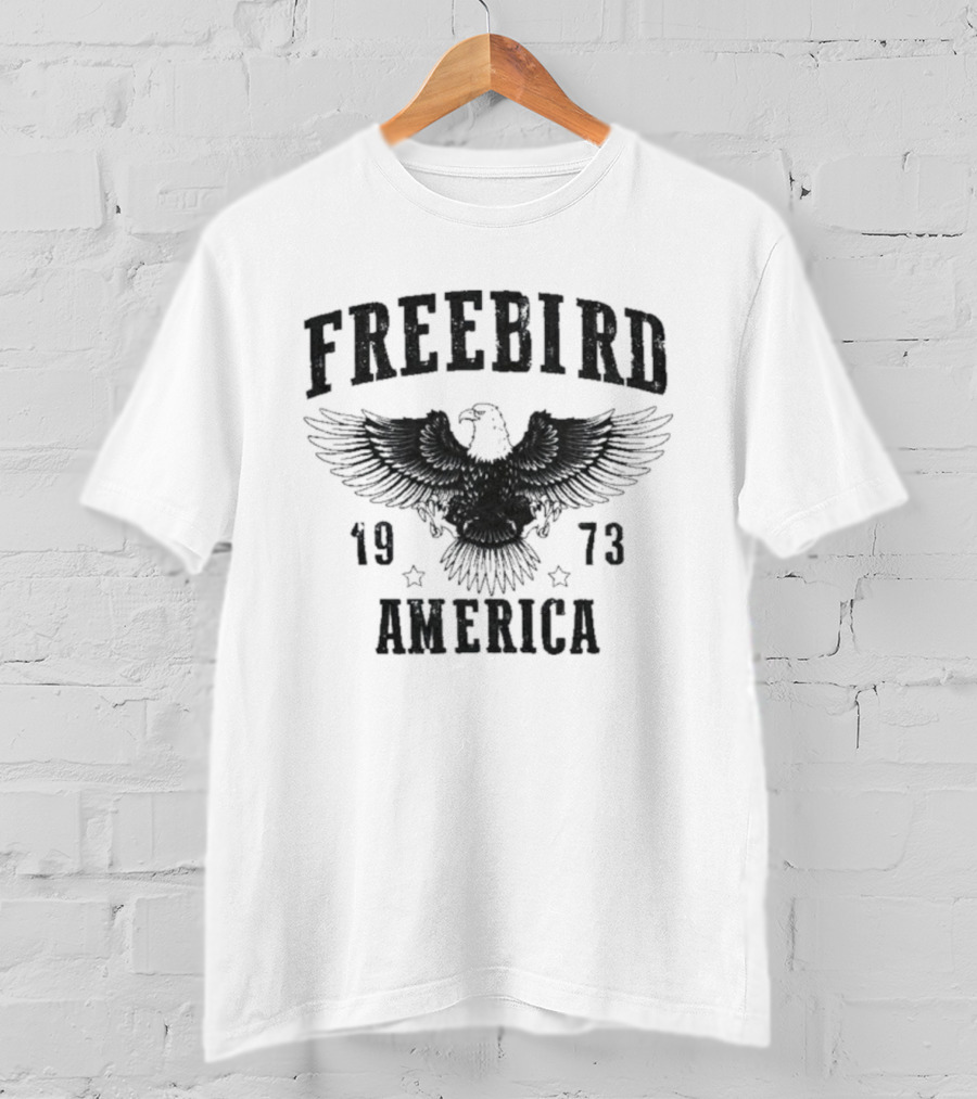 Freebird America 1973 Eagle Emblem T-Shirt