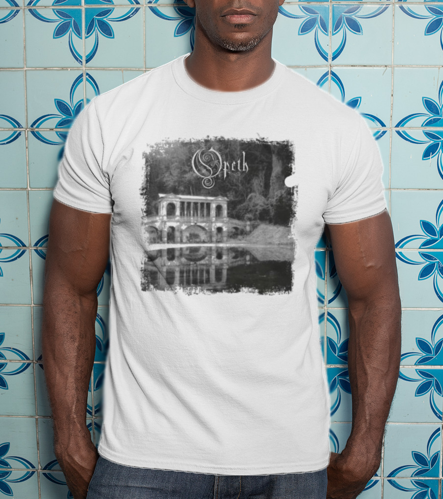 Opeth Morningrise Album Cover Art With Band Logo T-Shirt