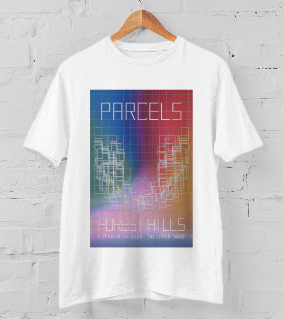 PARCELS Forest Hills October 24 2025 The Lemon Twigs Stadium Event T-Shirt