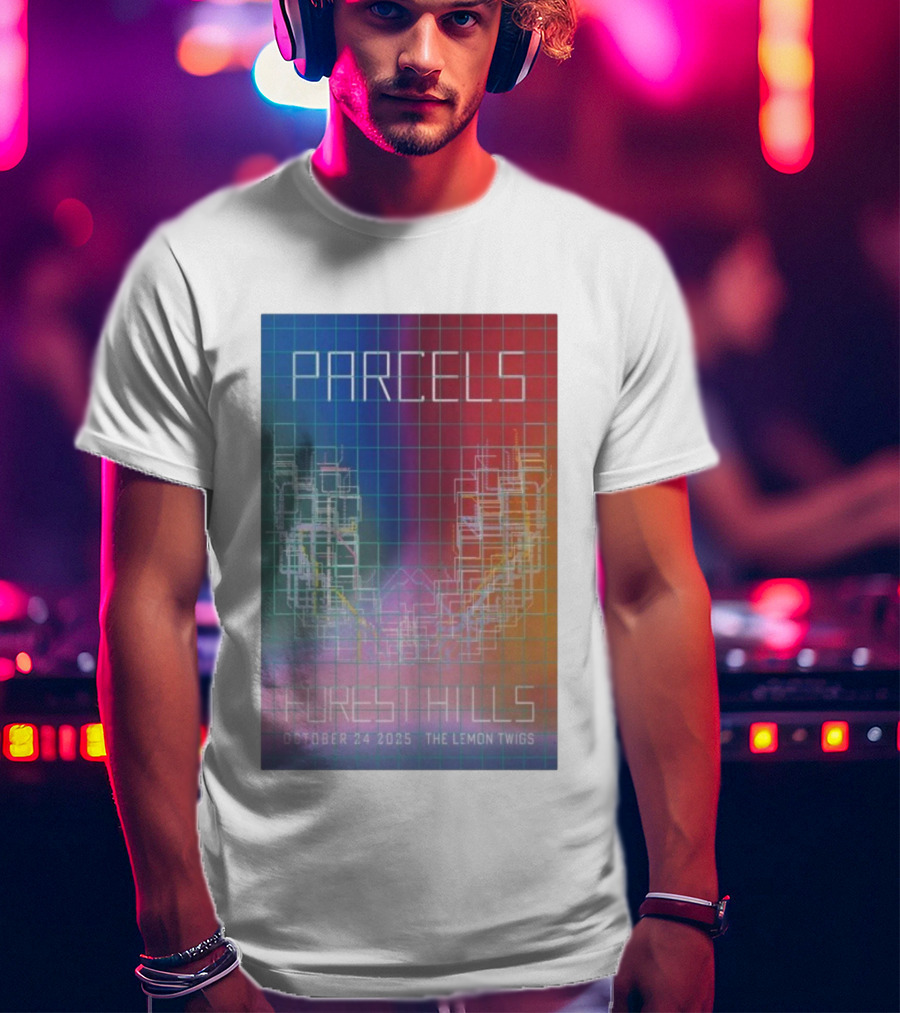 PARCELS Forest Hills October 24 2025 The Lemon Twigs Stadium Event T-Shirt