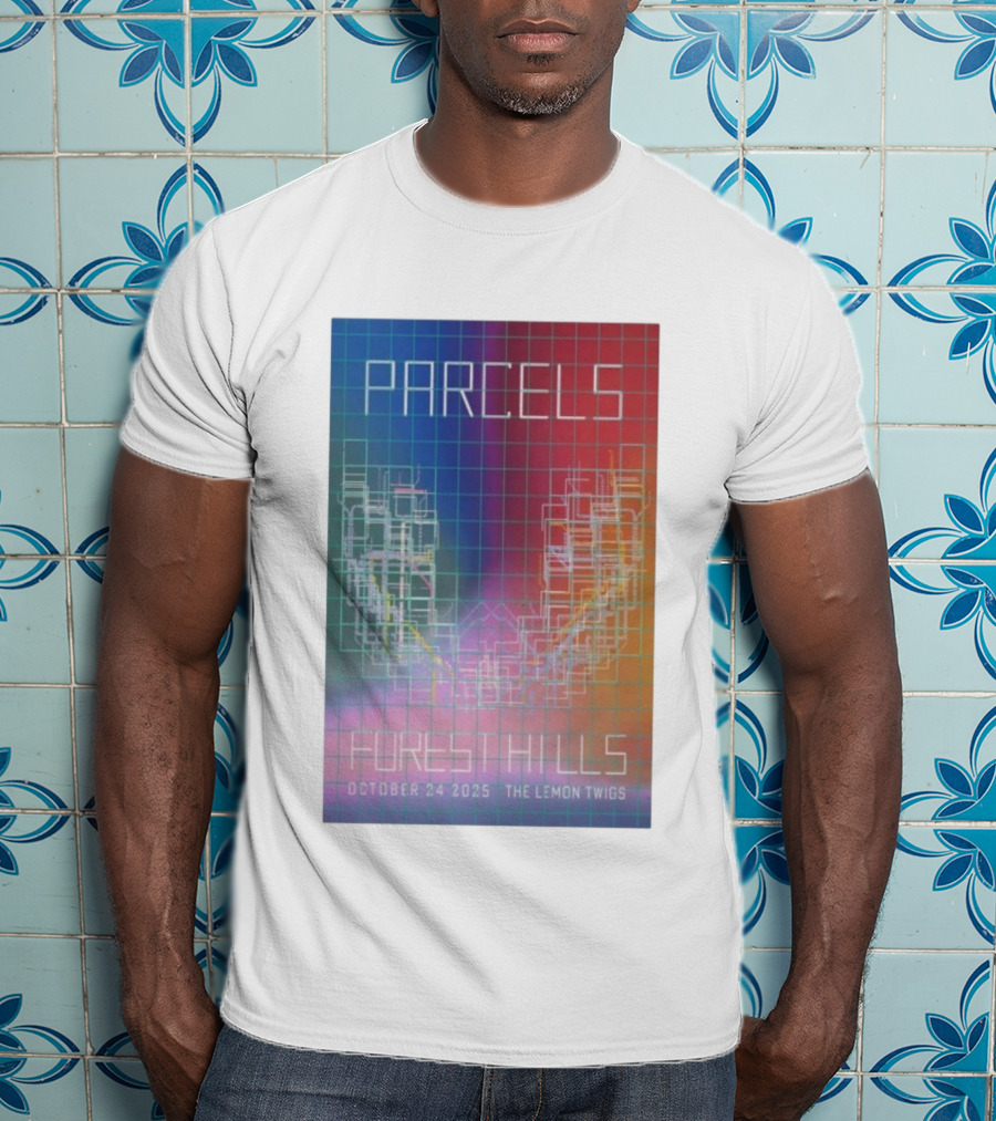 PARCELS Forest Hills October 24 2025 The Lemon Twigs Stadium Event T-Shirt