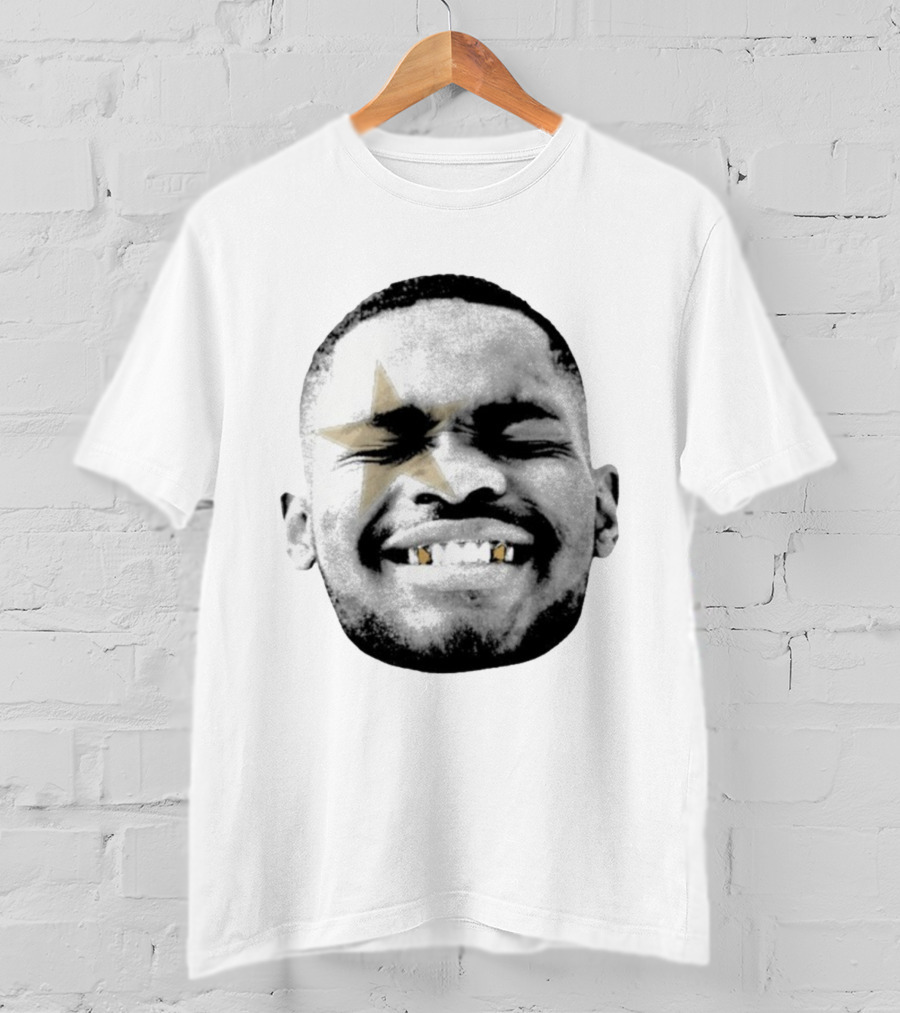 Santan Dave Star Face Grin Icon Gold Teeth T-Shirt