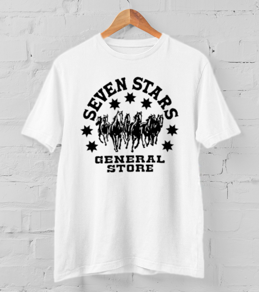 Seven Stars General Festival All Day All Night Dancing Cowboys T-Shirt