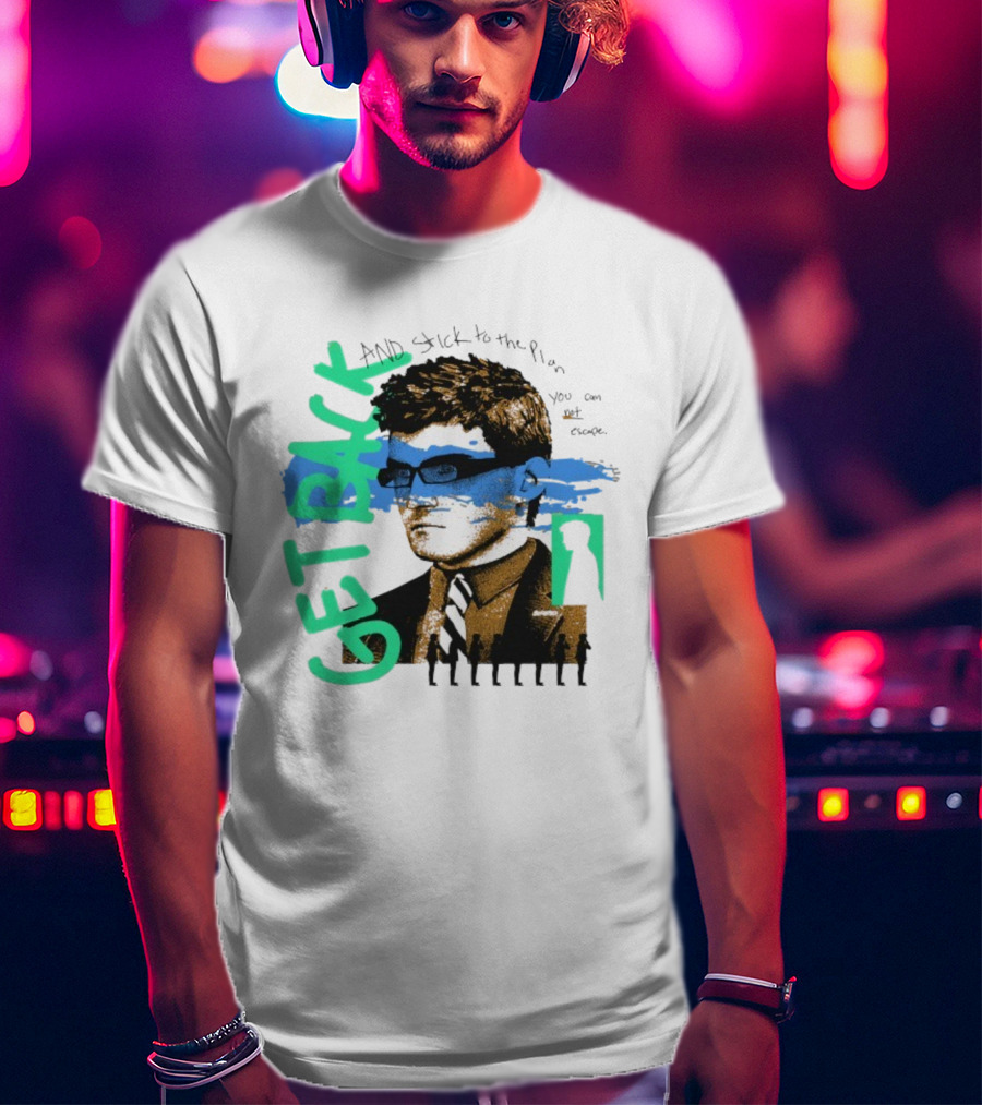 Skibidi Toilet Get Back Secret Agent Stick To The Plan T-Shirt