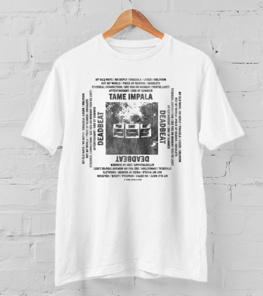 Tame Impala Deadbeat Speaker Music Concert Tour Dates Vintage Style T-Shirt