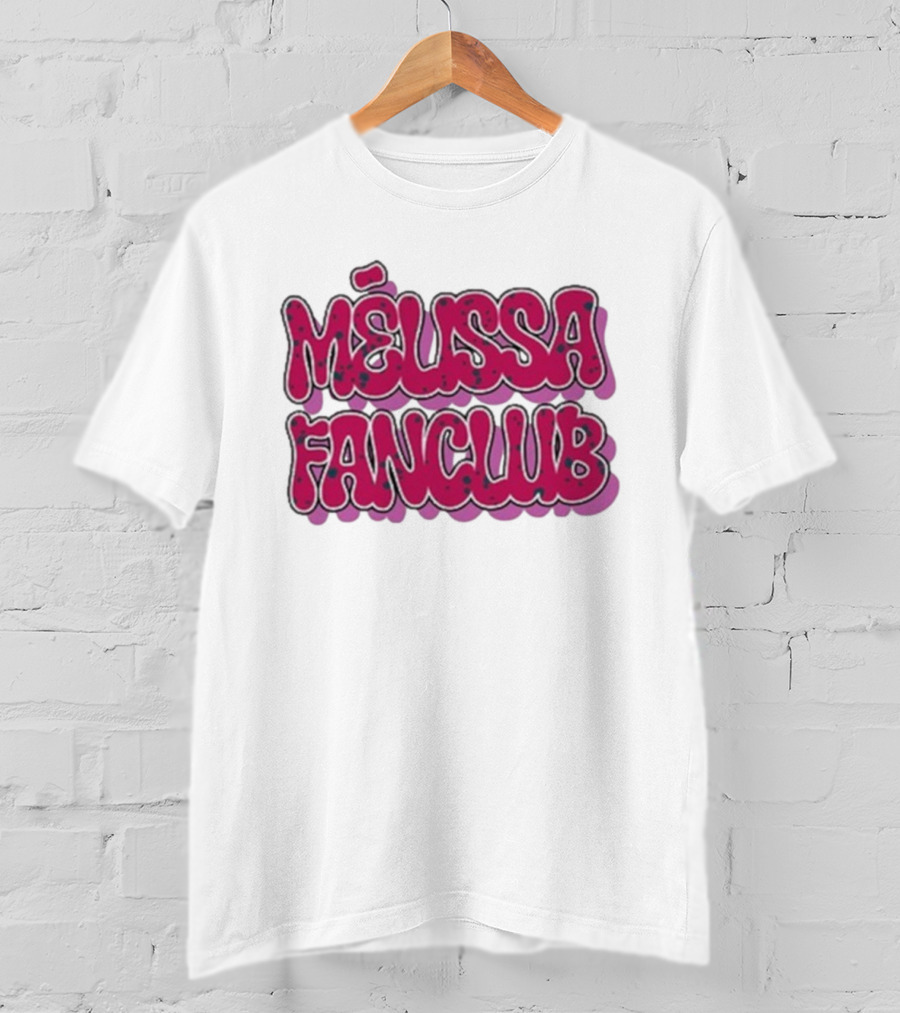 Melissa Fanclub Star Academy Plum Bubble Letters T-Shirt