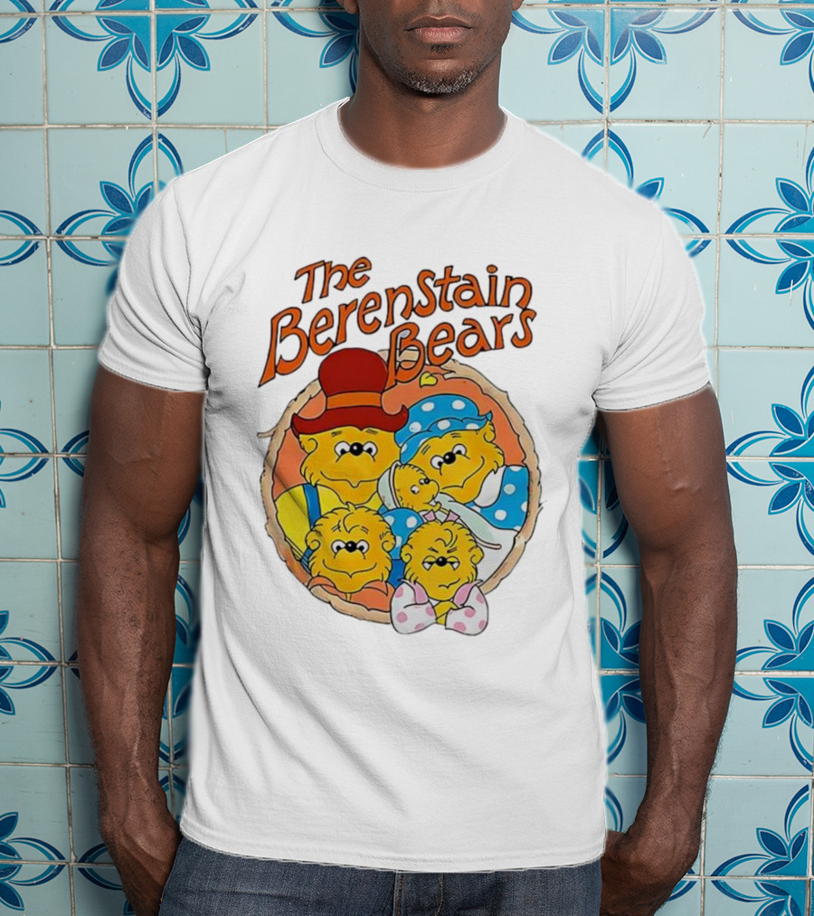 The Berenstain Bears Family Cartoon Nostalgia Vintage Style T-Shirt