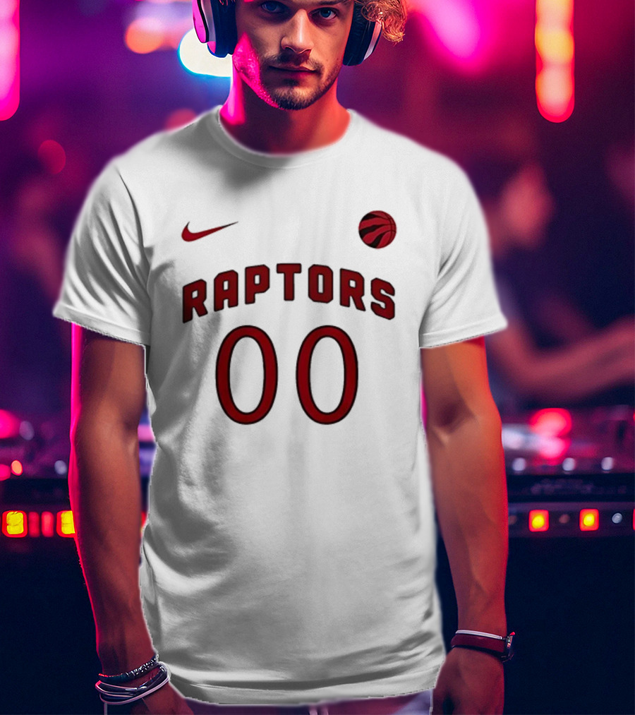 Nike Raptors 00 Toronto Basketball Mascot T-Shirt