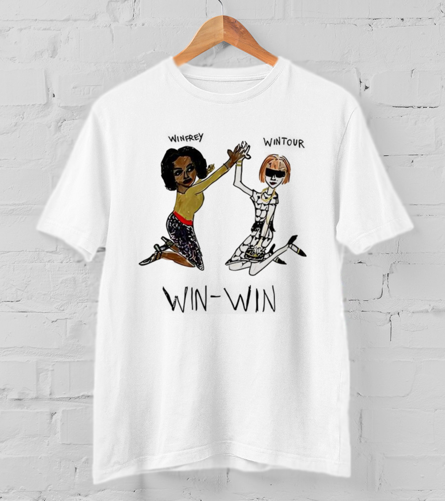 Winfrey Wintour High Five Fashion Icons T-Shirt