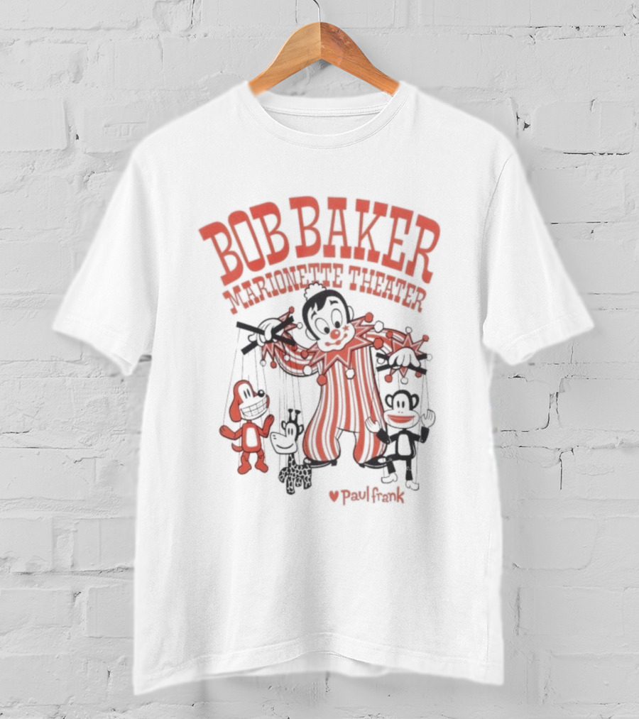 Bob Baker Marionette Theater Collaboration With Paul Frank Puppetry Characters T-Shirt