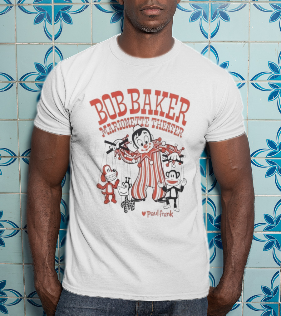 Bob Baker Marionette Theater Collaboration With Paul Frank Puppetry Characters T-Shirt
