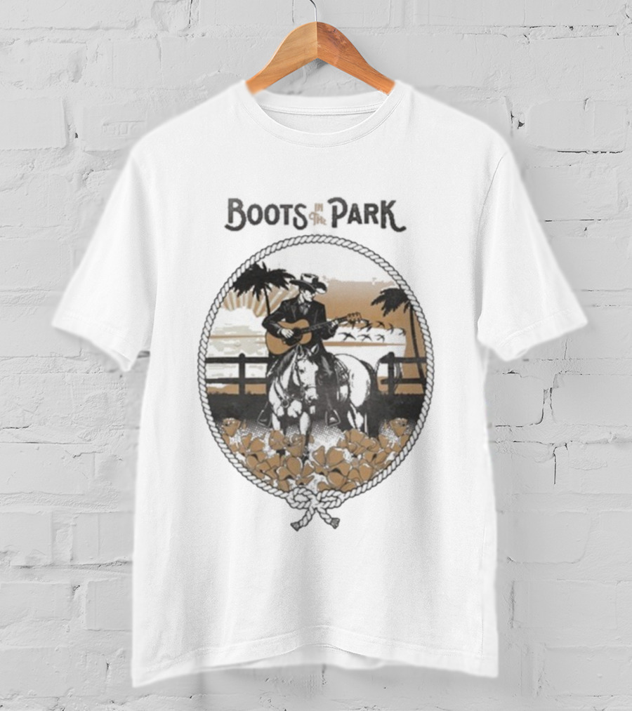 Boots In The Park San Juan Capistrano Cowboy Guitar 10.18.2025 T-Shirt