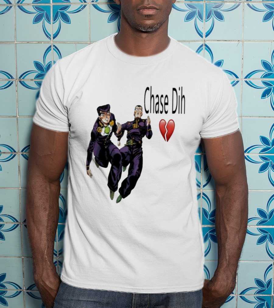 Jojo's Bizarre Adventure Chase Dih Heart Broken Iconic Characters Jump Action T-Shirt