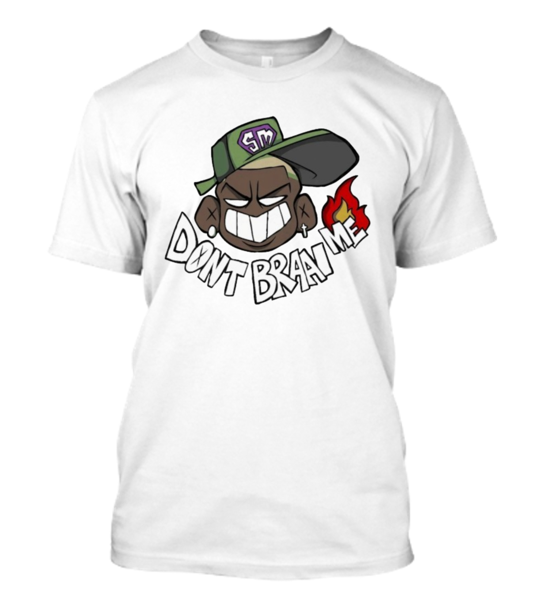 Kindlynxsh SM Cap Fire Emoji Don't Braai Me T-Shirt