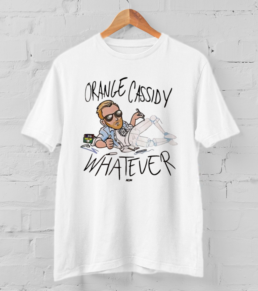 Orange Cassidy Whatever Relaxed Attitude Character T-Shirt
