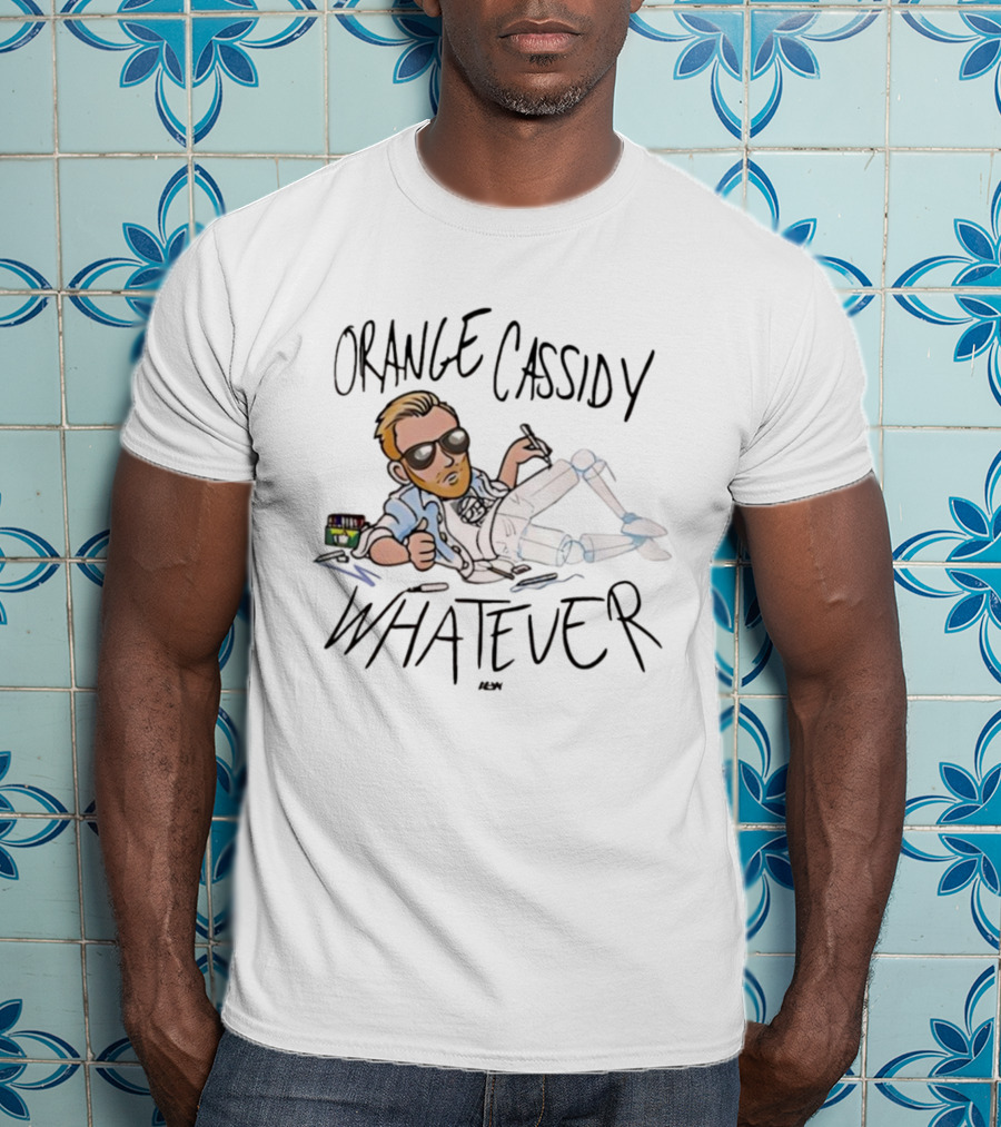 Orange Cassidy Whatever Relaxed Attitude Character T-Shirt