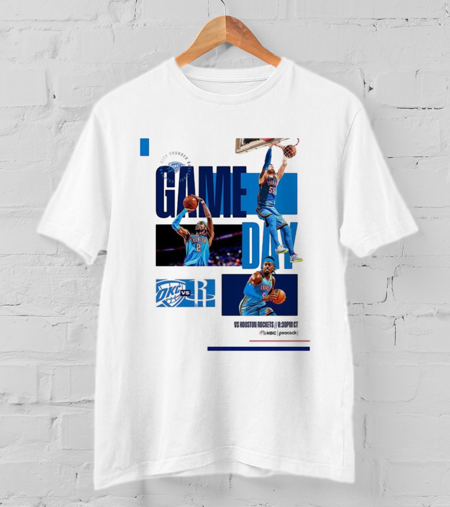 Oklahoma City Thunder Game Day NBA 2025 T-Shirt