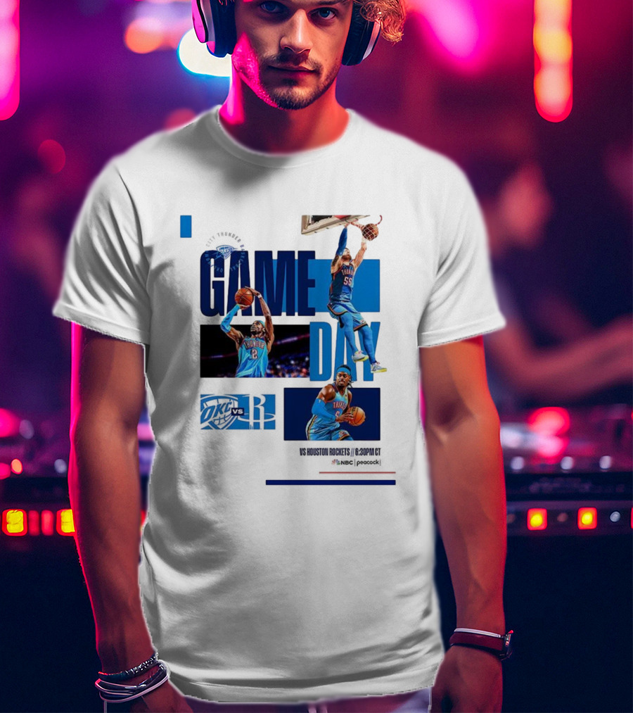 Oklahoma City Thunder Game Day NBA 2025 T-Shirt