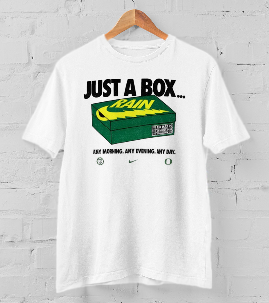 Just A Box Air Max 90 Grateful Dead Rain Box Of Rain T-Shirt