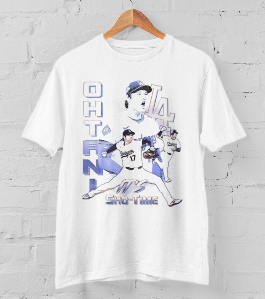 Shohei Ohtani 17 LA Dodgers Sho Time Baseball T-Shirt