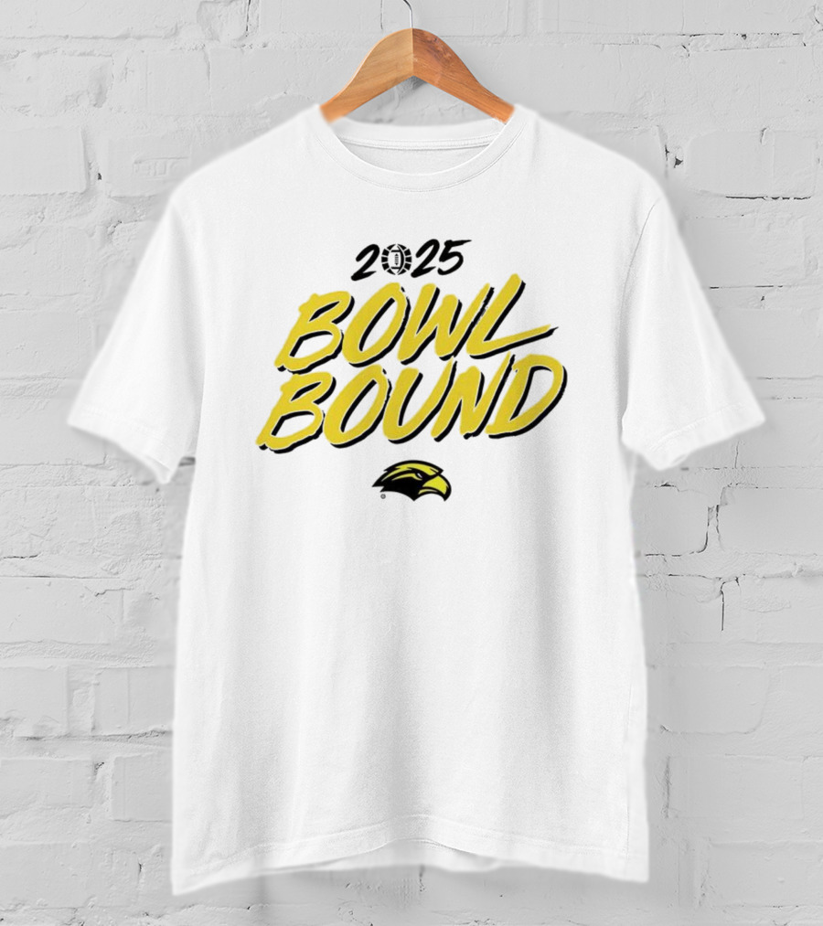 Southern Miss Golden Eagles 2025 Bowl Bound Football T-Shirt