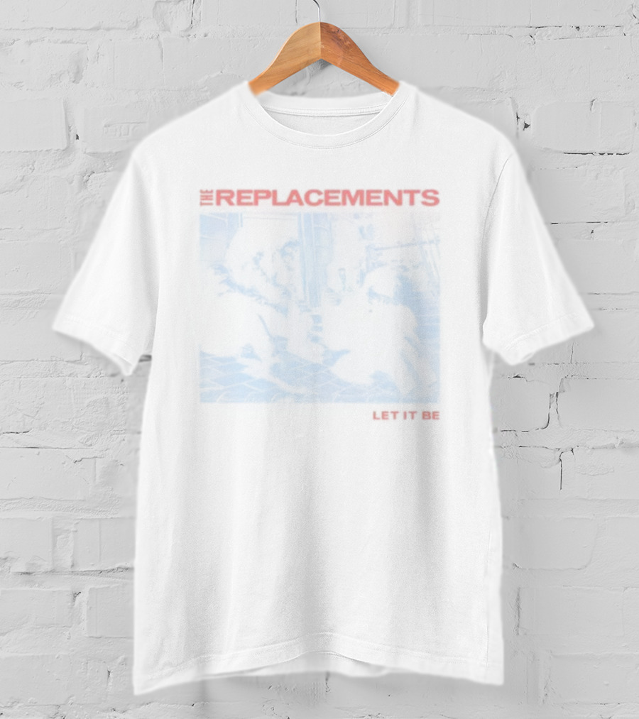 The Replacements Let It Be Classic Album Cover Art Band Name Text T-Shirt