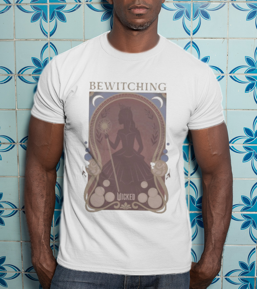 Bewitching Wicked Silhouette With Magical Wand And Crown T-Shirt
