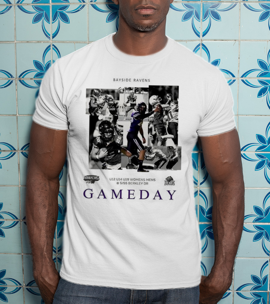 Baltimore Ravens Vs Chicago Bears NFL Rivalry 2025 Gameday T-Shirt