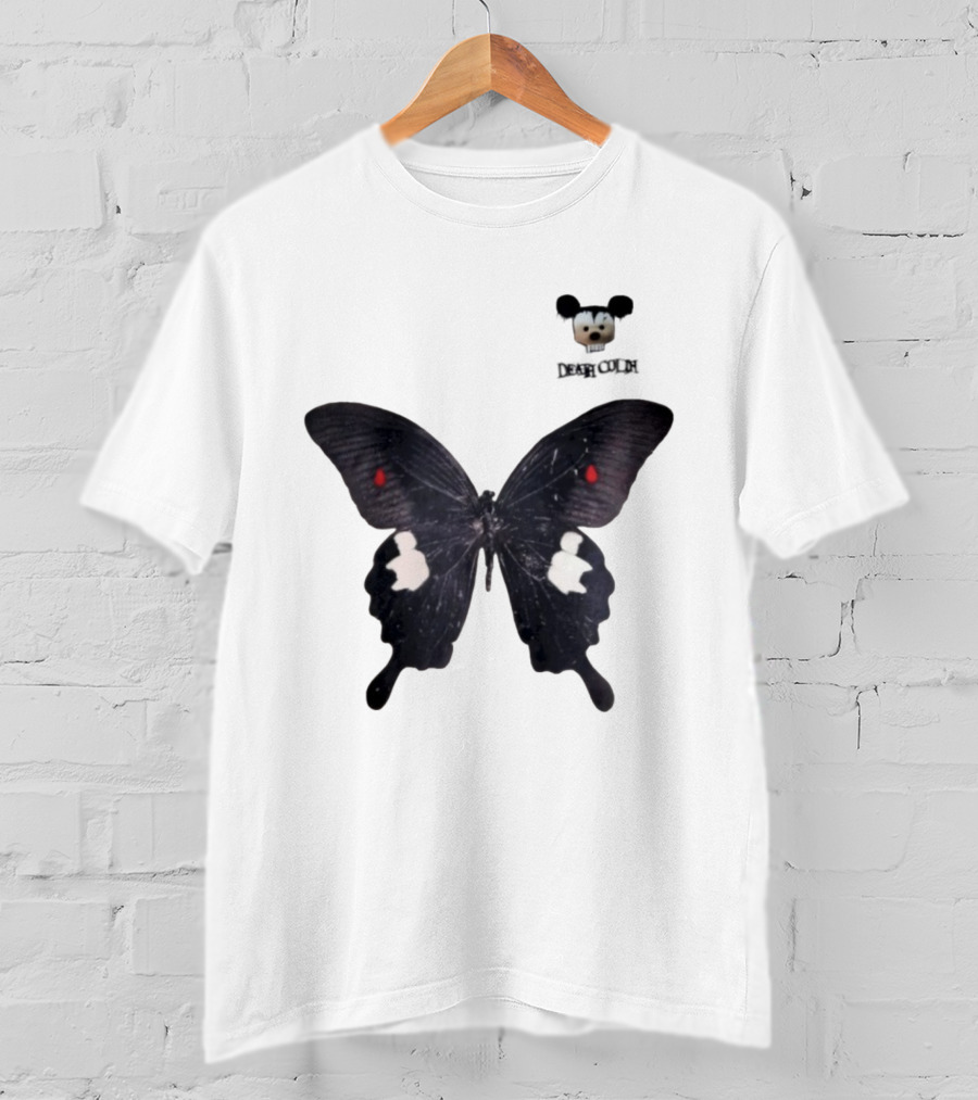Cold Dead Butterfly Mouse Skull T-Shirt