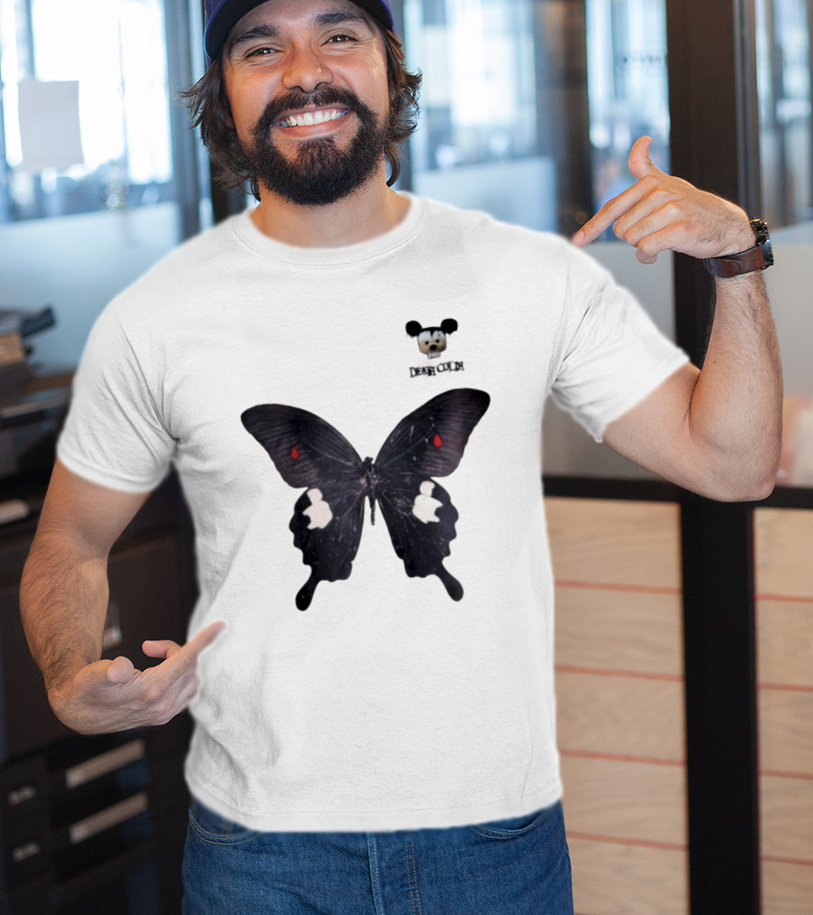 Cold Dead Butterfly Mouse Skull T-Shirt