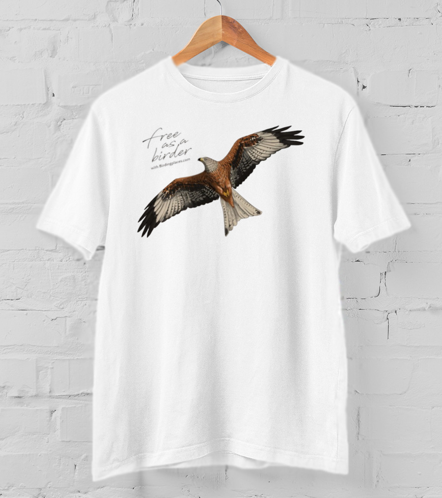 Eagle Free As A Birder Majestic Flight T-Shirt