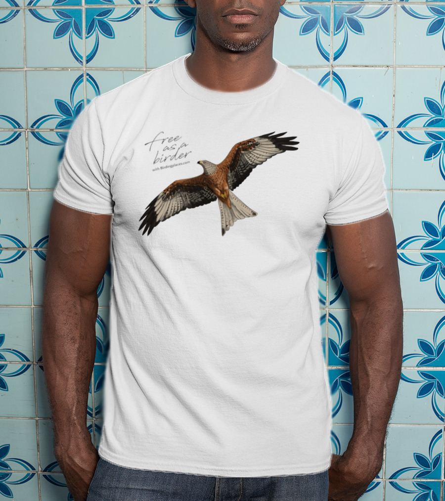 Eagle Free As A Birder Majestic Flight T-Shirt