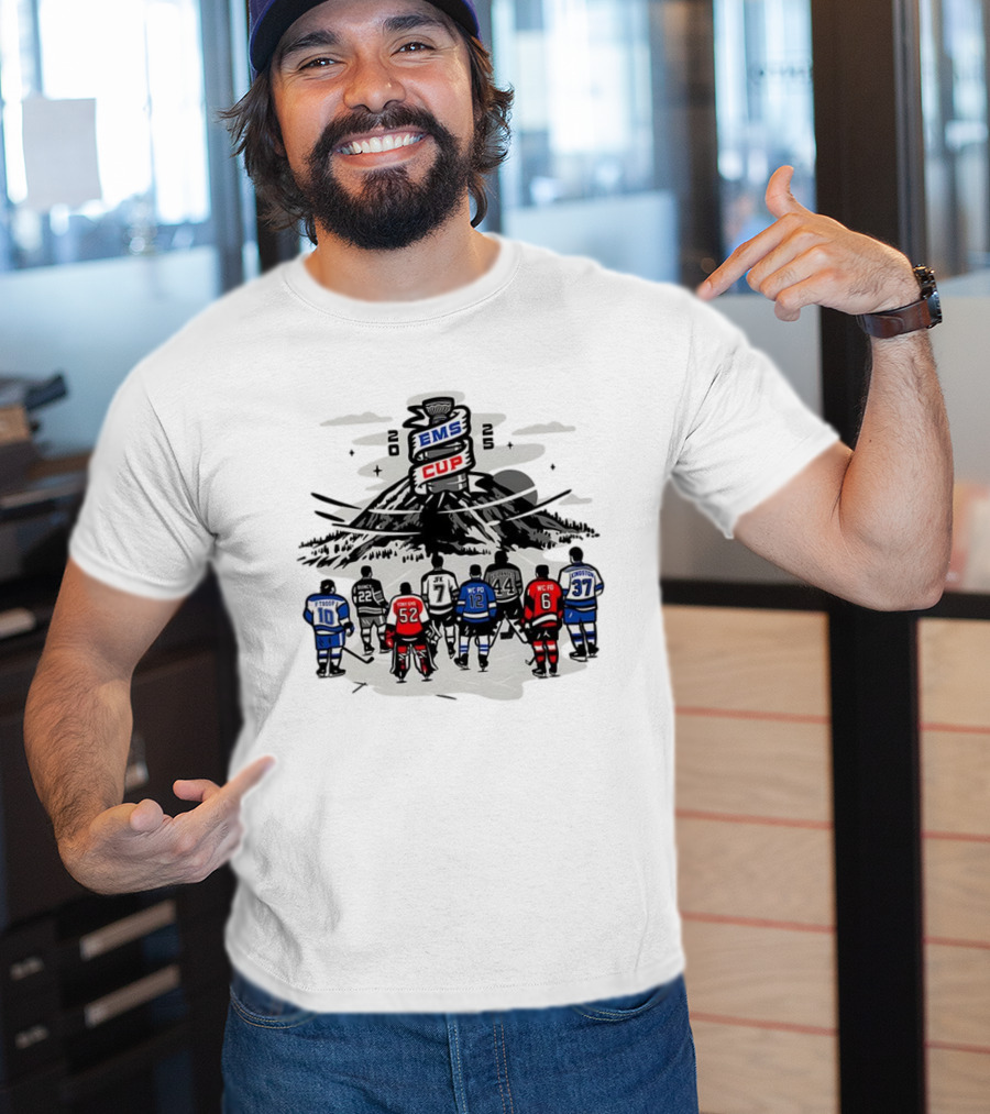 EMS Cup 2025 Hockey Players F Troop Quincy JFK Kingston WC Fo WC Po Foxy EMS T-Shirt