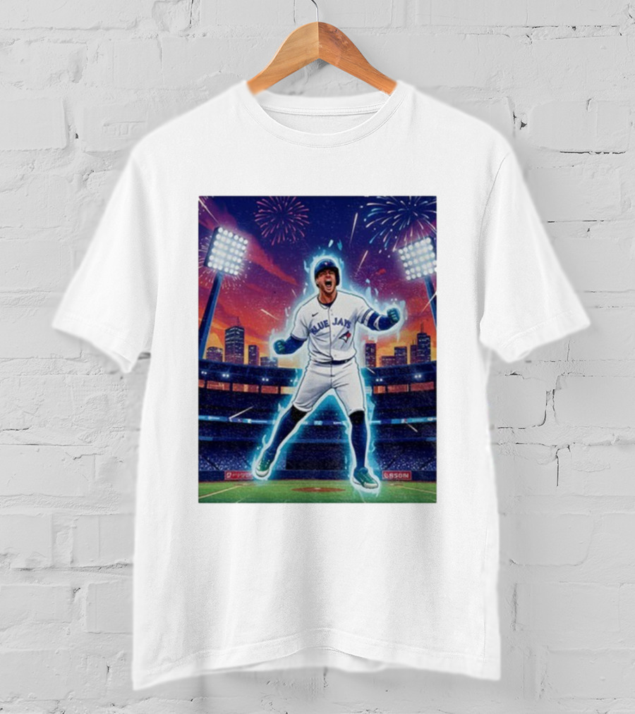 George Springer Blue Jays Fireworks Stadium Celebration Springer Dinger T-Shirt