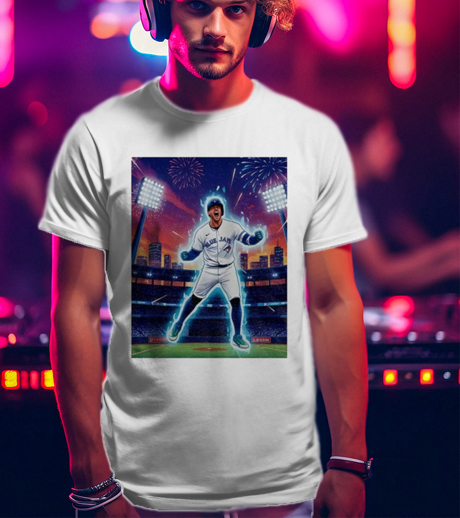 George Springer Blue Jays Fireworks Stadium Celebration Springer Dinger T-Shirt