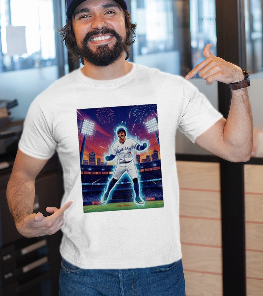 George Springer Blue Jays Fireworks Stadium Celebration Springer Dinger T-Shirt