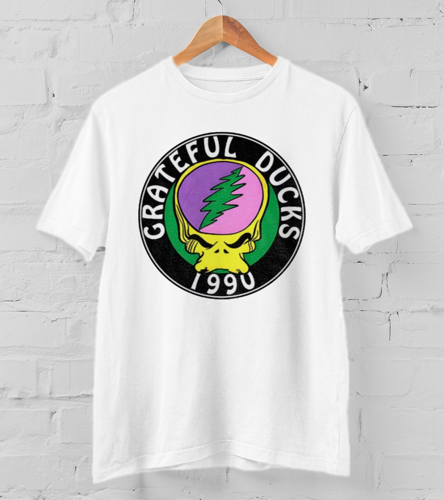 Grateful Ducks 1990 Football Game Day Grateful Dead X Oregon Ducks T-Shirt