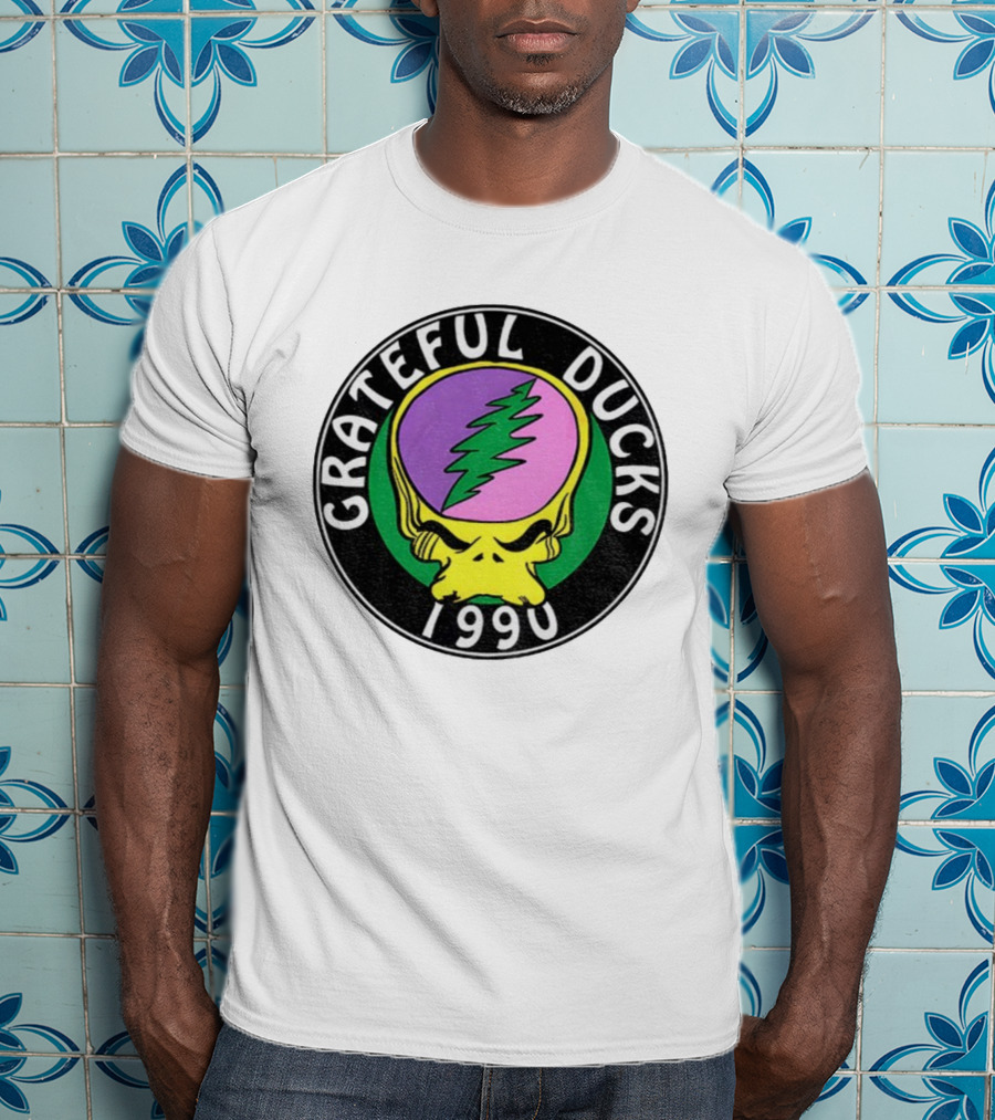 Grateful Ducks 1990 Football Game Day Grateful Dead X Oregon Ducks T-Shirt