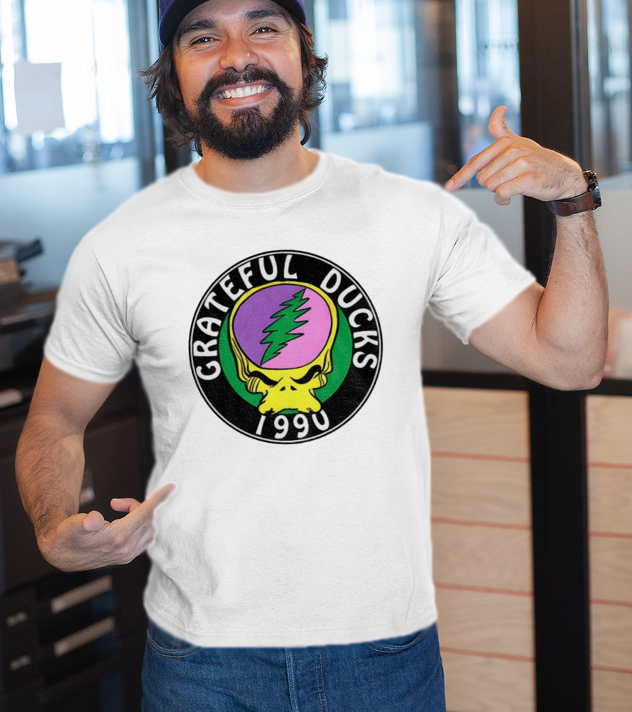 Grateful Ducks 1990 Football Game Day Grateful Dead X Oregon Ducks T-Shirt