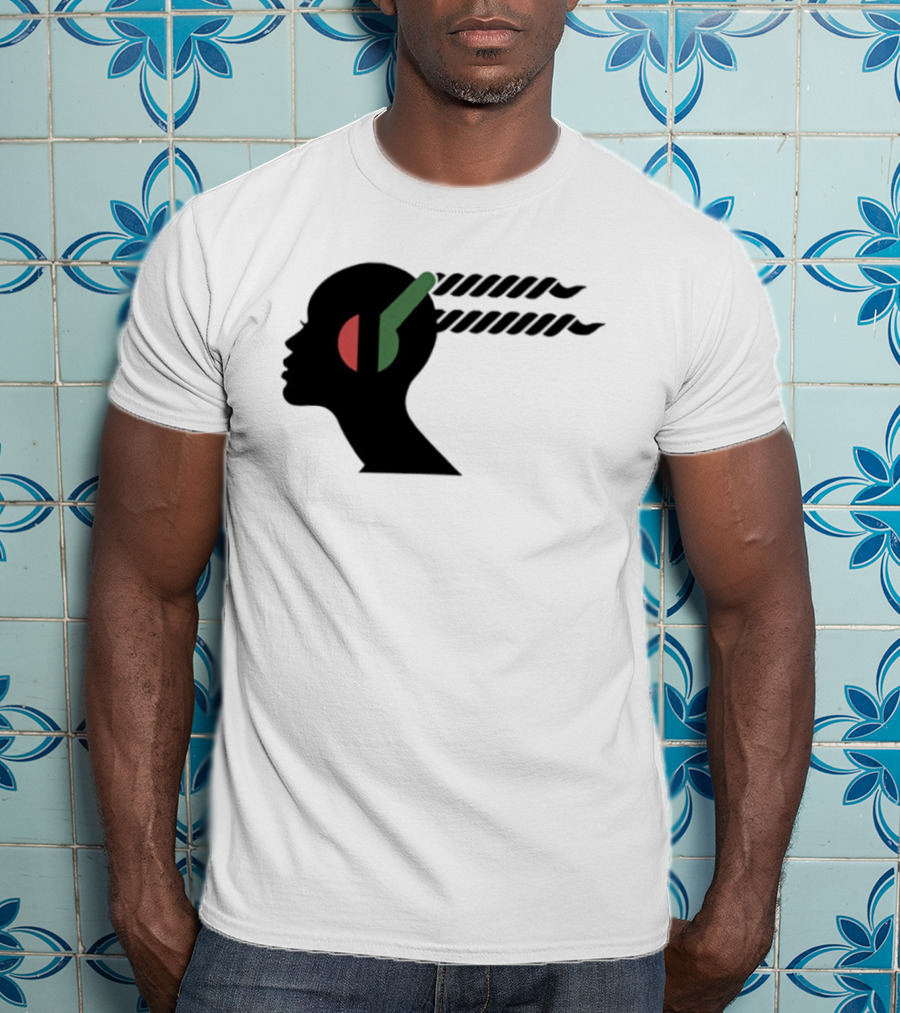 Jeffrey Wright Highest 2 Lowest Stackin’ Hits Records Silhouette With Headphones T-Shirt