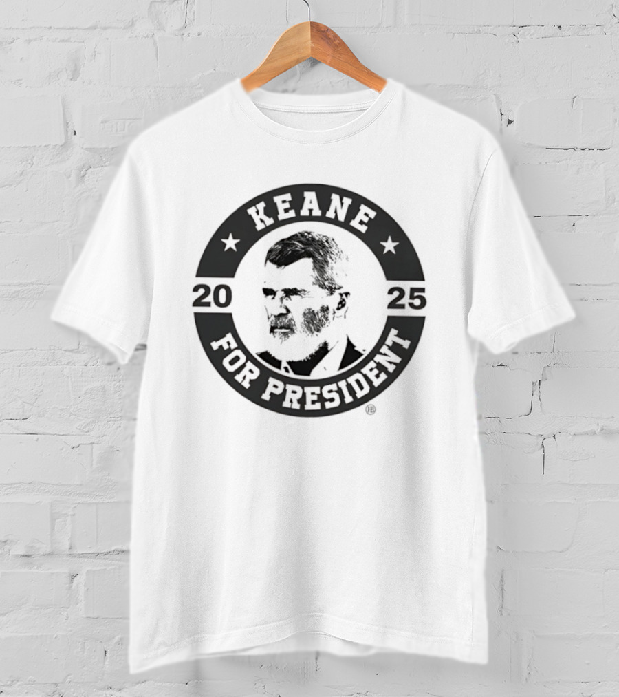 Keane For President 2025 Campaign Election Stars T-Shirt