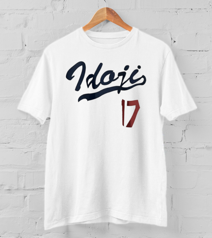 Idoji Shohei Ohtani 17 Los Angeles Dodgers Baseball T-Shirt